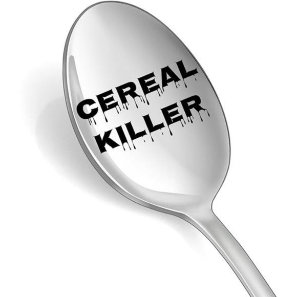 Mens Gifts Valentines Day Gifts for Him - Personalized Gifts Cereal Killer Spoon - Picture 3 of 7